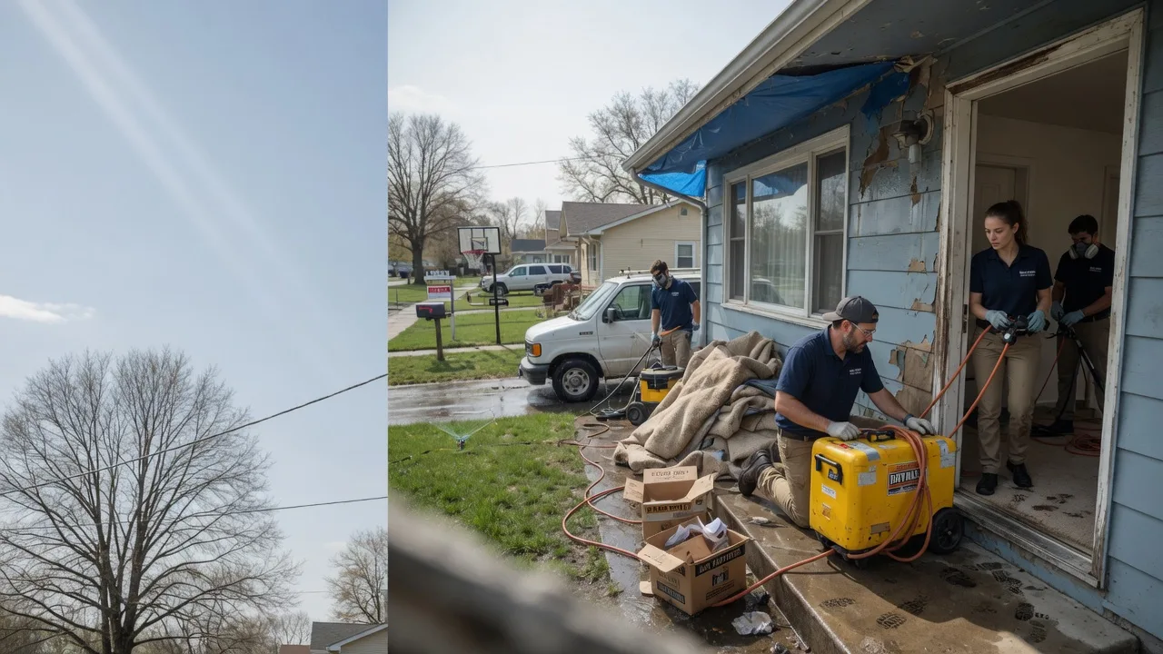 Basement Flood Cleanup in Holden, LA near me
